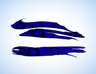 Fototapeta premium Scruffy Paint Strokes Vector