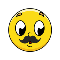 Cute uncle Smiley Surprised Face Expression