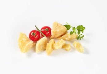 parmesan cheese and cherry tomatoes