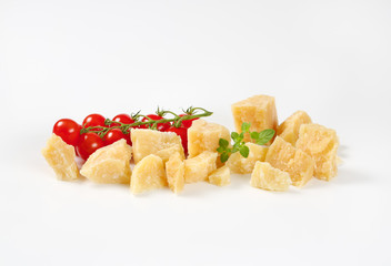 parmesan cheese and cherry tomatoes