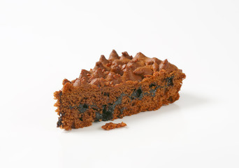 slice of chocolate cake