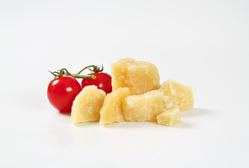 parmesan cheese and cherry tomatoes