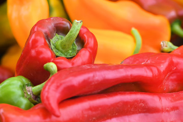 Paprika auf dem Wochenmarkt