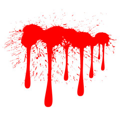 Blood Splash Vector Background
