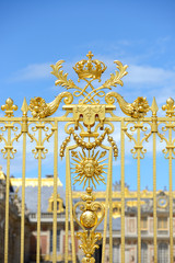 Main gate of versailles. Paris, France