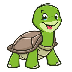 Cartoon Baby Turtle