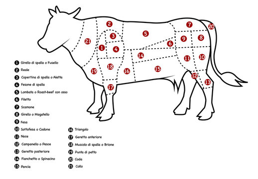 Tagli di carne bovina