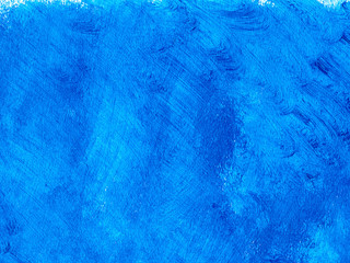Background acrylic paint on paper (blue)