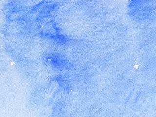 Watercolor background (sky blue, rain)