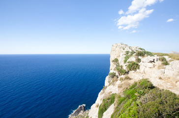 Fototapeta na wymiar Cap de Formentor - beautiful coast of Majorca, Spain - Europe.