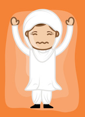 Irritated Cartoon Woman