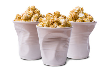 Popcorn with caramel taste