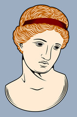 Bust of a Greek woman