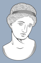 Bust of a Greek woman