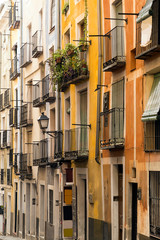 Typical street of Cuenca, Castilla la Mancha