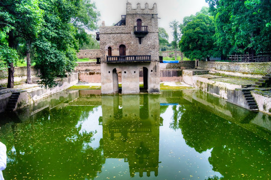 Fasilides Bath and swimming pool at Gonder, Ethiopia