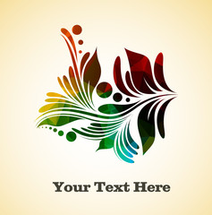 Decorative Floral Element Design