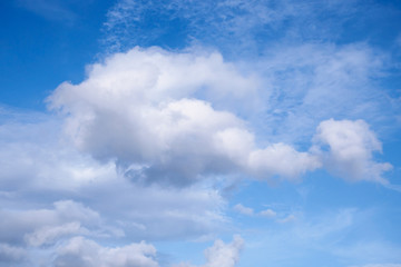blue sky with clouds