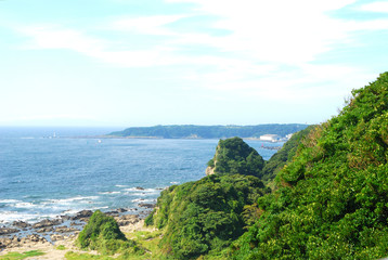 Fototapeta premium 三浦市宮川の風景
