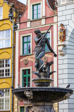 Neptunbrunnen in Danzig