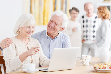 Fototapeta na wymiar Senior life insurance concept