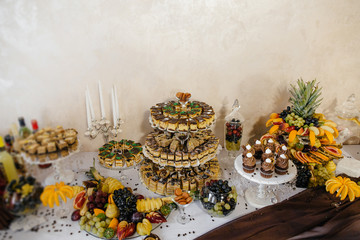 Delicious wedding desserts