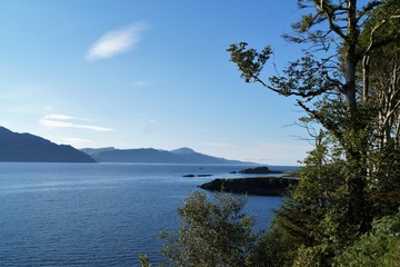 Obraz premium Raasay is an island located between Scotland and the Isle of Skye.