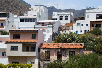 Fototapeta na wymiar Tenerife. Spain. Small village Igueste in north of the Tenerife Island. Canary islands