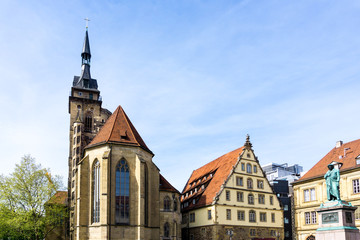 Traditional architecture buildings in Stuttgart