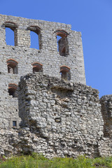 Ruins of 14th century medieval castle, Ogrodzieniec Castle,Trail of the Eagles Nests, Podzamcze, Poland