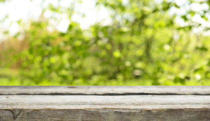 Wooden table background