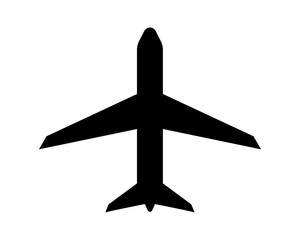 pittogramma aereo passeggero , silhouette vettoriale