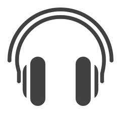 Headphones icon vector