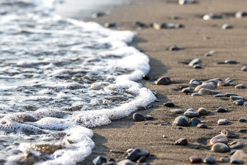 wave on the shore