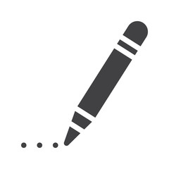 Writing icon vector