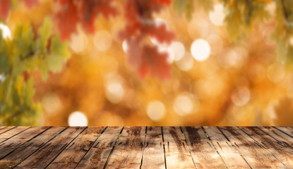 Wooden table background