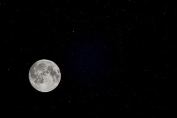 Fototapeta na wymiar stars and moon in Portugal.