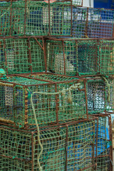 crates for fishing sea food