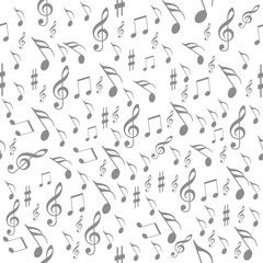 seamless pattern music