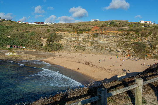 coxos beach in Ericeira, Portugal.