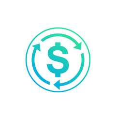 money transfer, convert icon