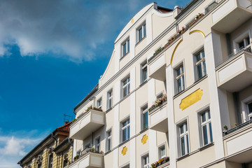 detailed view of residential building in berlin