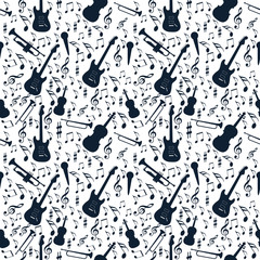 seamless pattern music