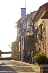 Fishing village of Cambados, Pontevedra province, Galicia, Spain (San Tome)