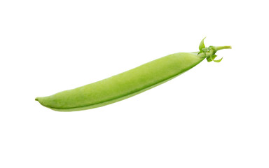 Fresh green peas.