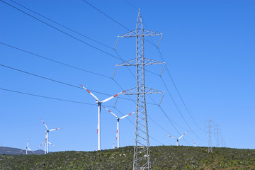 Eolic park, nature energy