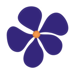 Purple Flower Vector