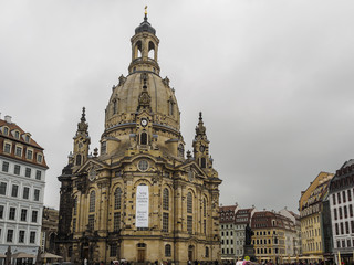 Fototapeta na wymiar Frauenkirche, Dresden, Sachsen, Deutschland