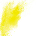 abstract multicolored powder splatted on white background,Freeze motion of color powder exploding
