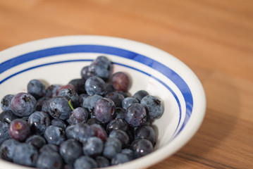 Blueberries in a bowl